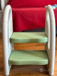 Sgabello a due gradini per bambini