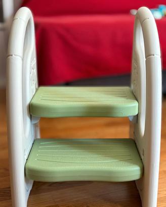 Sgabello a due gradini per bambini