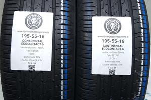 2 GOMME 195 55 16 CONTINENTAL A75985