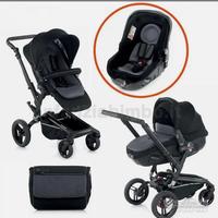 Set trio, passeggino, triciclo, seggiolino e bicic