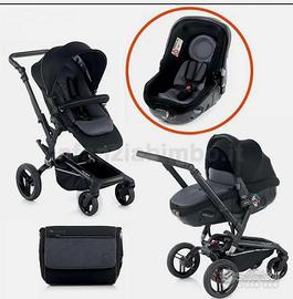 Set trio, passeggino, triciclo, seggiolino e bicic