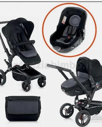 Set trio, passeggino, triciclo, seggiolino e bicic