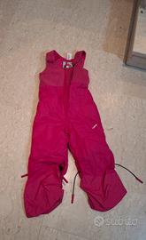 tuta sci bambina 3-4 anni