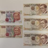 BANCONOTE e MONETE ITALIANE (LIRE)