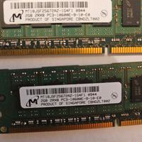 2x2GB DDR3 PC3 10600 ECC