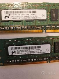 2x2GB DDR3 PC3 10600 ECC