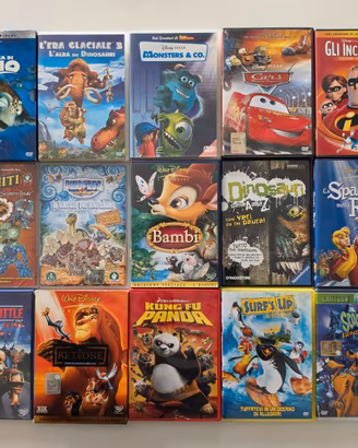 Lotto 15 DVD DisneyPixar Nemo Cars ReLeone bambini