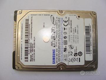 Hard Disk 160 Gb Samsung EIDE 2,5 pollici