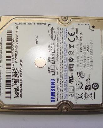 Hard Disk 160 Gb Samsung EIDE 2,5 pollici