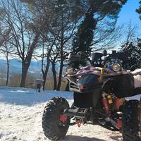 quad Kymco mxu 250 no targa