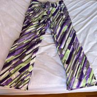 Pantaloni da sci/snowboard viola Volcom