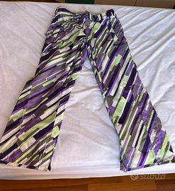 Pantaloni da sci/snowboard viola Volcom