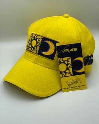VR46 Valentino Rossi Cappellino Giallo Nuovo