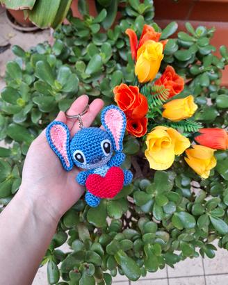 Stitch Lilo & Stitch Amigurumi - Portachiavi 