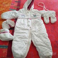 Tuta neonato imbottita Disney