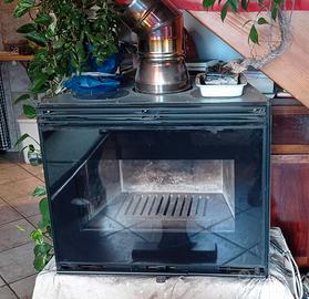 inserto camino a legna ventilato