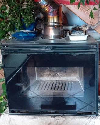 inserto camino a legna ventilato