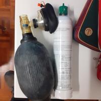 Maschera Ambu con Bombola d'Ossigeno