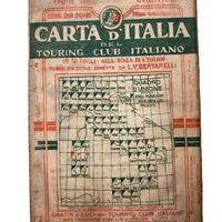 CARTINE TOURING CLUB ITALIANO 1935 - 1940.