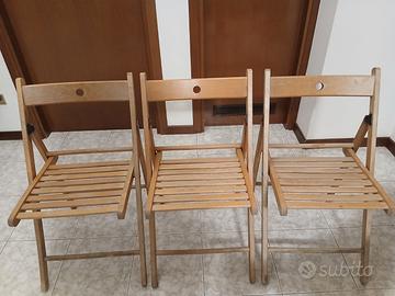 Sedie pieghevoli