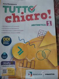 2 Libri TUTTO CHIARO GEOMETRIA 1 E ARITMETICA 1