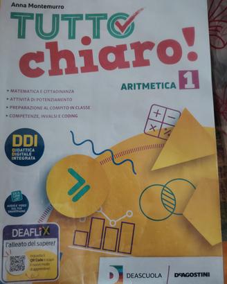 2 Libri TUTTO CHIARO GEOMETRIA 1 E ARITMETICA 1