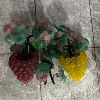 Lampadario a grappoli d’uva Murano Cesare Toso