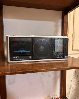 Philips D 7456 9-Band Radio Cassette Recorder