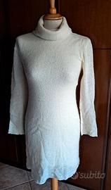 Abito donna invernale maglia bianco