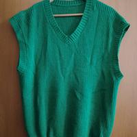 gilet verde uomo 