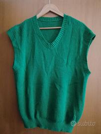 gilet verde uomo 