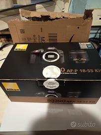 Nikon d3300 af-p 18-55 kit come nuova 