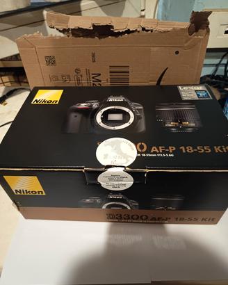 Nikon d3300 af-p 18-55 kit come nuova 