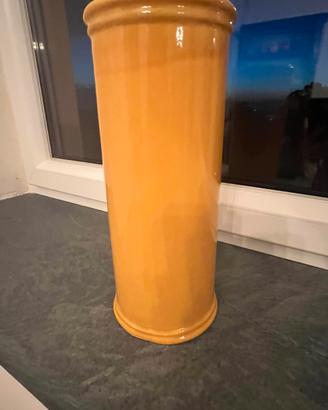 Vaso porcellana francese giallo