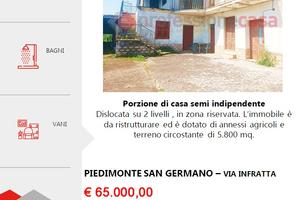 Porzione di bifamiliare con terreno 5800 mq