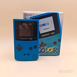 Nintendo Game Boy Color Blu CGB-001 Box Scatola