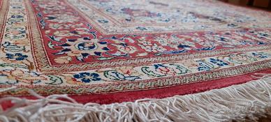 tappeto persiano cum tutto in seta