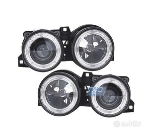 FARI BMW SERIE 3 E30 82-94 ANGEL EYES FONDO NERO
