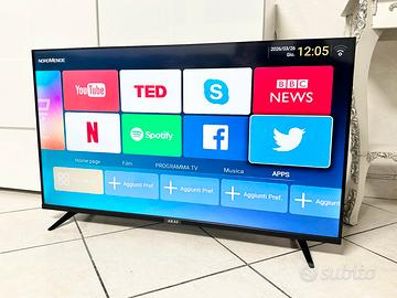 Tv Smart Akai 4K 43 Pollici