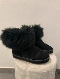 Stivali neri con pelo numero 39