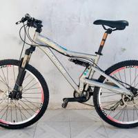 mtb 26 full Rockrider 6.3 disk alluminio dh