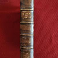 De Giaxa Compendio d'igiene  formidabile 1899