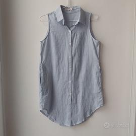 Maxi blusa Copricostume a righe Derek Heart  S