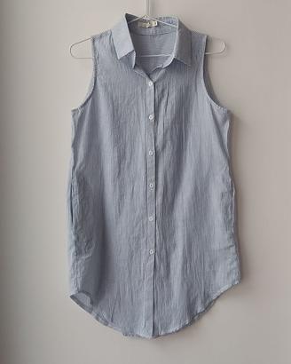 Maxi blusa Copricostume a righe Derek Heart  S