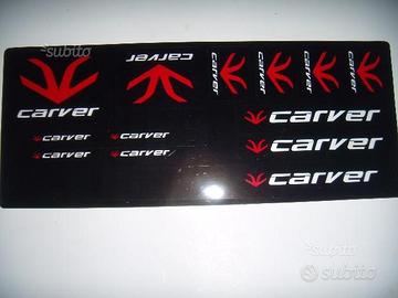 Set adesivi Carver