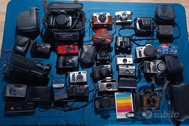 Lotto macchine fotografiche vintage Canon Polaroid