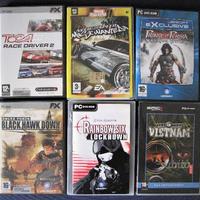 Giochi games pc dvd rom lotto stock 6 giochi