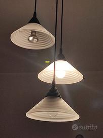 Lampadario vintage modernariato designer anni 80