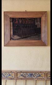 Dipinto olio su tela antico 