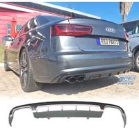 DIFFUSORE PER AUDI A6 C7 16- LOOK S6
